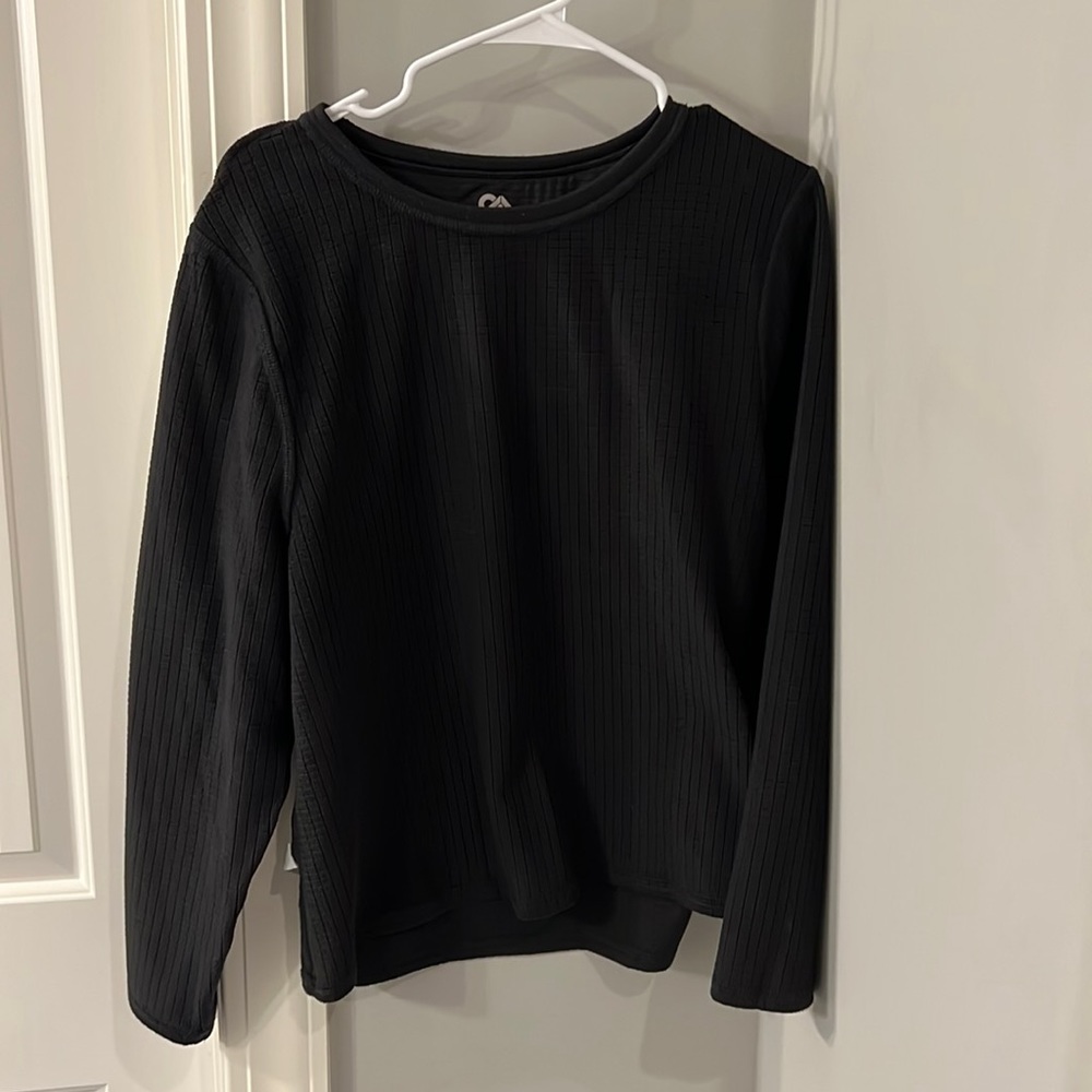 Black thermal undershirt